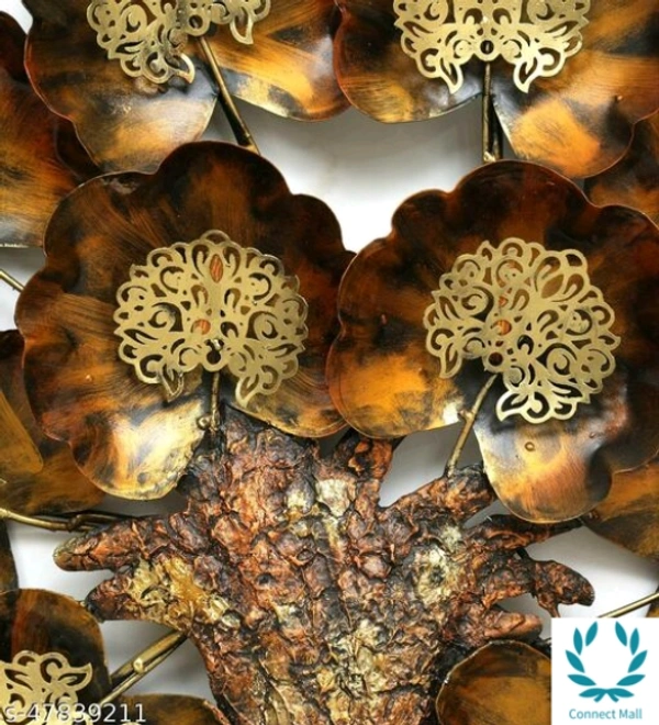 Alluring Metal Iron  skt  Tree  With led Wall Hanging Decor  -  Free Size, Metal, pack of 1